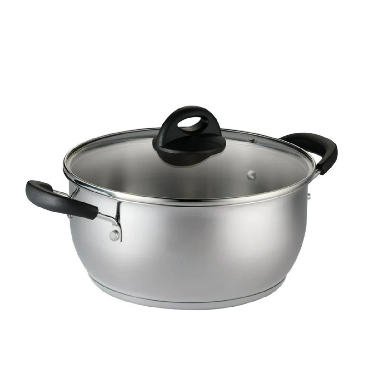 Tramontina Everyday 24cm Casserole, 18/10 Stainless Steel/Induction