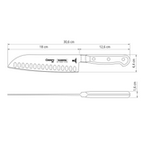 Tramontina Century 7" Santoku Knife, Stainless Steel