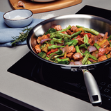 (Pre-Order)Tramontina Grano 28cm Wok, 18/10 Stainless Steel, Induction