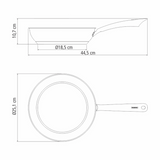 Tramontina Una 24cm Frying Pan, 18/10 Stainless Steel, Induction