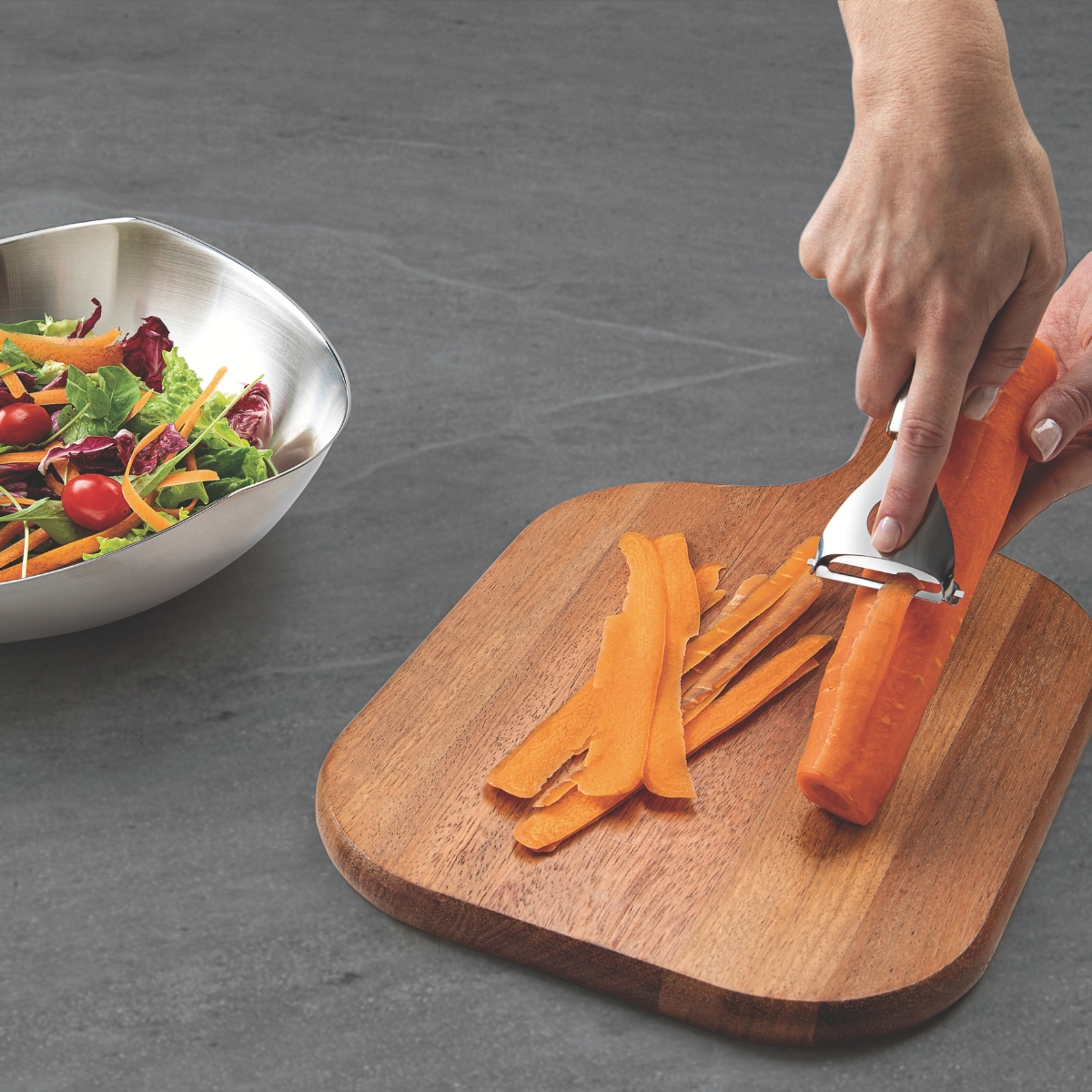 Tramontina Marffim Vegetable Peeler, Stainless Steel
