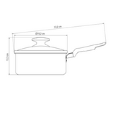 Tramontina Loreto Sauce Pan with Lid, Non-stick