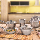 Tramontina Allegra Casserole with Lid, 18/10 Stainless Steel, Induction