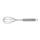 Stainless steel balloon whisk, 29 cm, silver handle and wire loops