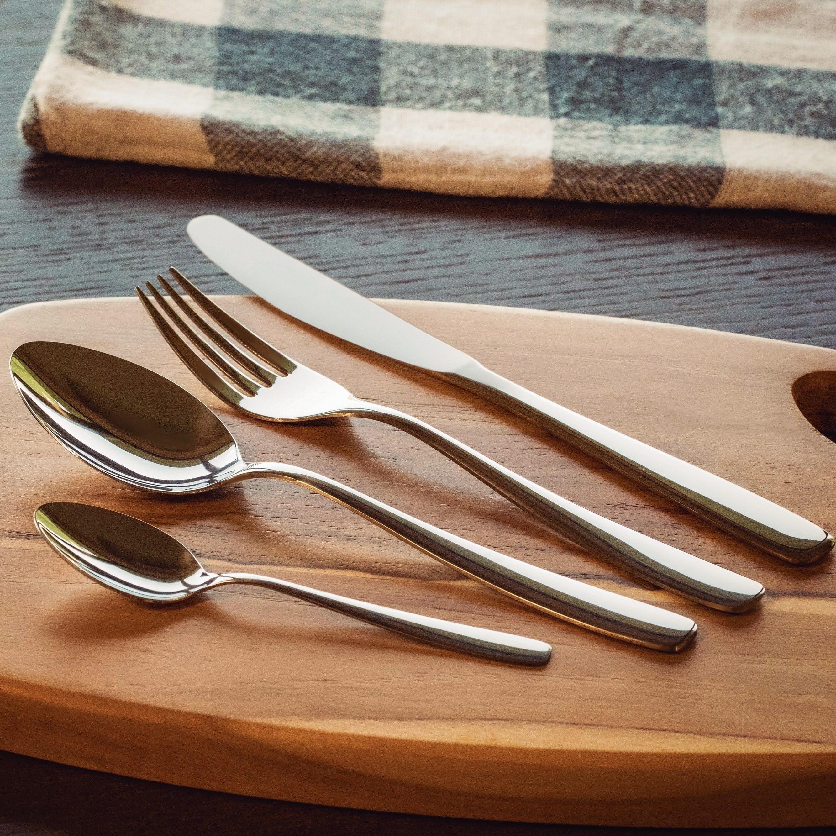 Tramontina Amazonas 24 Piece Flatware Set, Stainless Steel, Table/Spoo