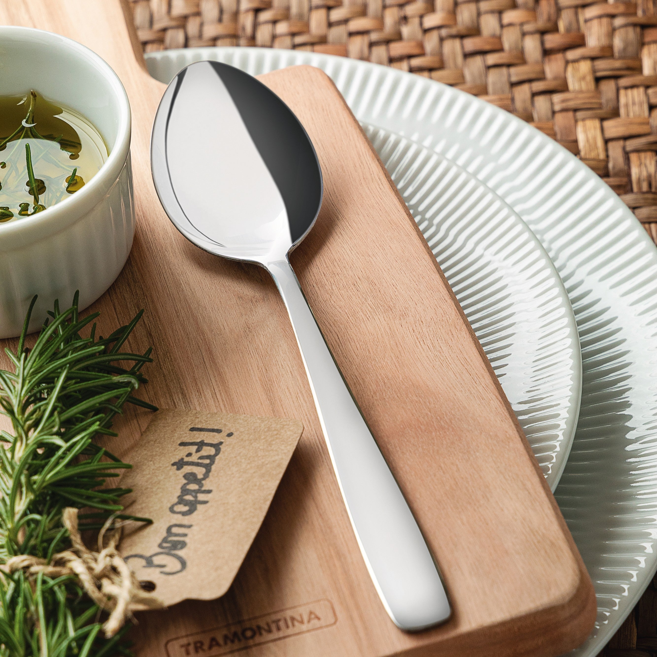 Tramontina Amazonas 24 Piece Flatware Set, Stainless Steel, Table/Spoo