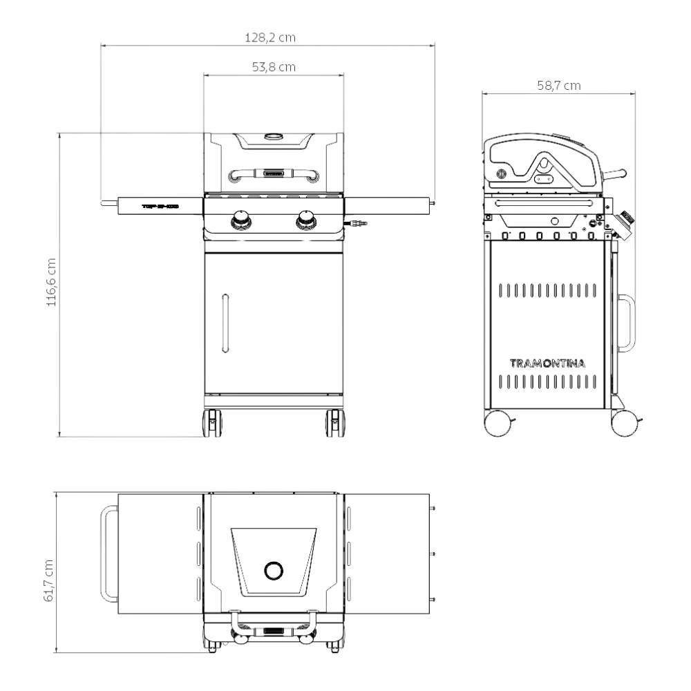 Tramontina TGP 2400 - Gas Grill