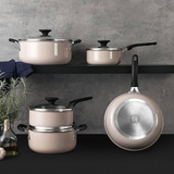 Tramontina Tunis 18cm Sauce Pan, Ceramic/Non- stick/Aluminium/ Induction