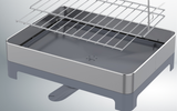 Tramontina 2-Tier Dish Rack, Stainless Steel/Polypropylene