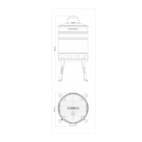 Tramontina Charcoal Grill with Lid