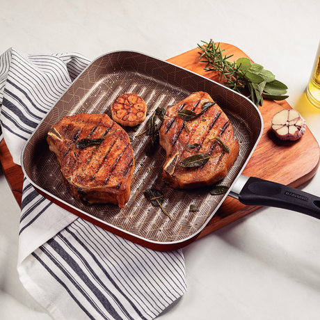 Tramontina Paris 28cm Skillet Grill, Non-Stick