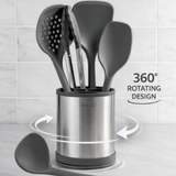 Tramontina Everyday 6 Pcs Silicone Utensils Set with Rotating Holder