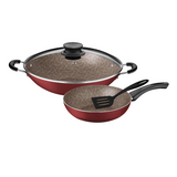 Tramontina Paris Texture 4 Piece Cookware Set, Non-Stick