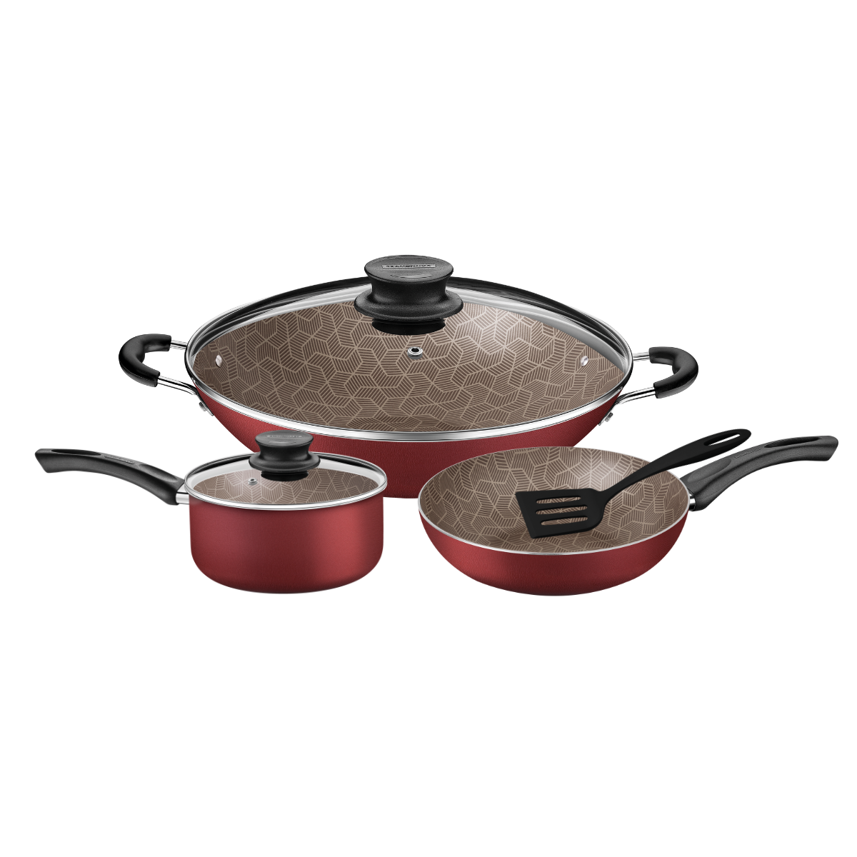 Tramontina Paris Texture 6 Piece Cookware Set, Non-Stick
