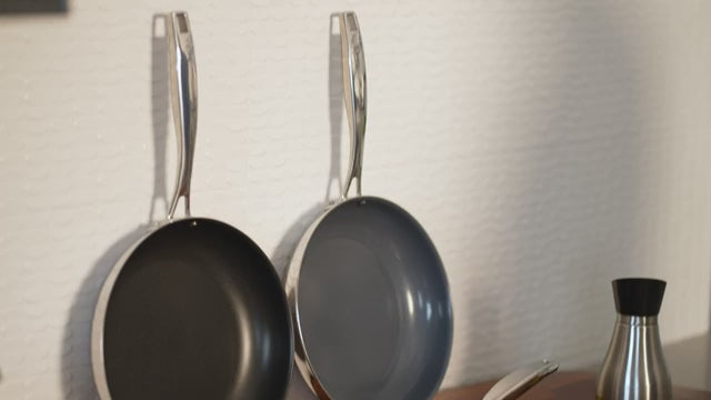 Tramontina Grano Frying Pan, Non-Stick, 18/10 Stainless Steel, Induction
